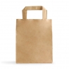 Sac Kraft poignée plate N°2