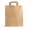 Sac Kraft poignée plate N°3