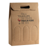 Boite 3 bouteilles Avana  + texte le temps