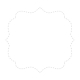 Stickers baroque fond blanc 4.4x4.2 cm 500 pièces