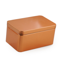 Boîte valise blanche anse cuir en métal personnalisable