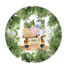 Stickers ronds NP  "Panda" D.6 cm