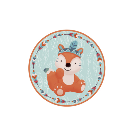 Stickers ronds NP  "Panda" D.3.8 cm